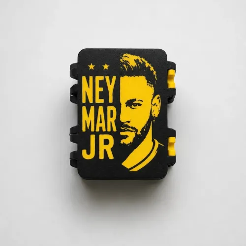 Caixa porta figurinhas Neymar | Porta Figurinhas Álbum da copa 2026