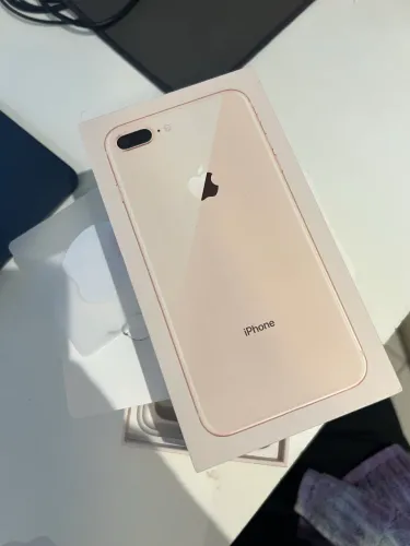 Caixa iPhone 8 Plus Gold Vazia