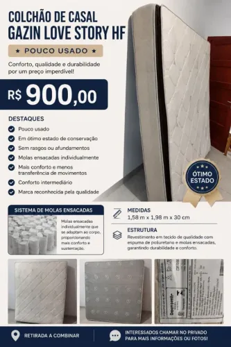 O colchão que você precisa.