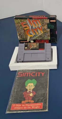 SimCity Playtronic Snes Super Nintendo 