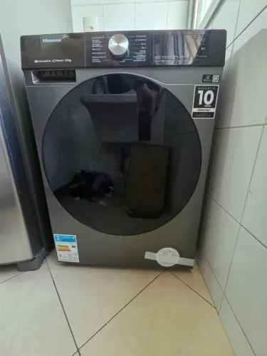 Lava e Seca Hisense 1i Titânio 11kg / 7kg