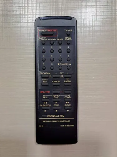 Controle Remoto Modelo RC-18 para Video Cassete/VHS