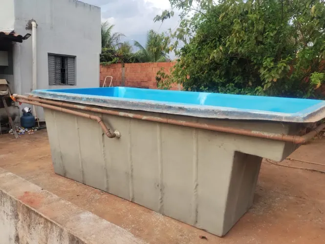 Piscina de fibra