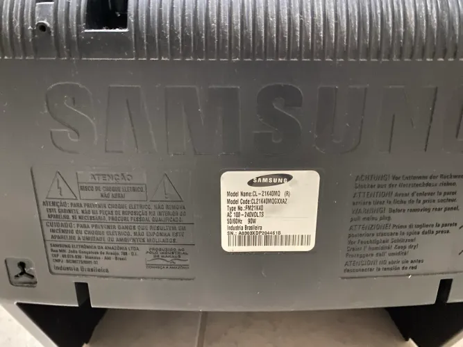 Tv Samsung 21 polegadas + receptor digital parabólica