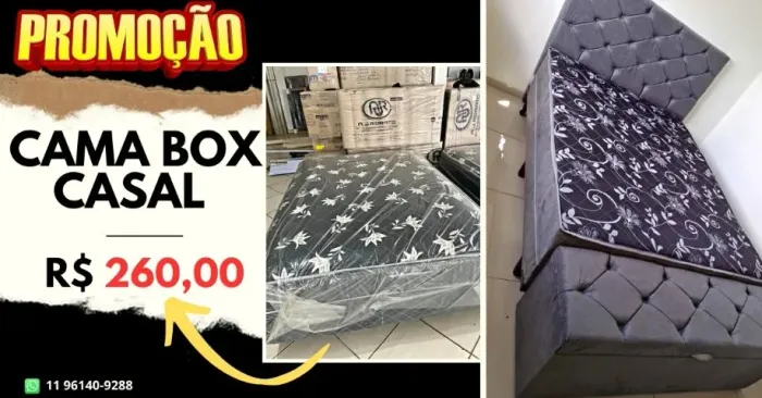 cama box casal
