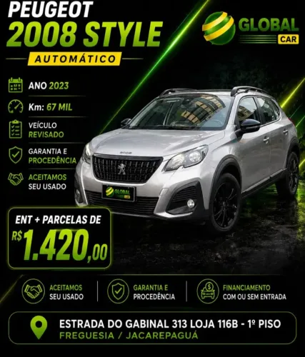 Peugeot 2008 Style 1.6 Flex 16V 5P Aut. 2023