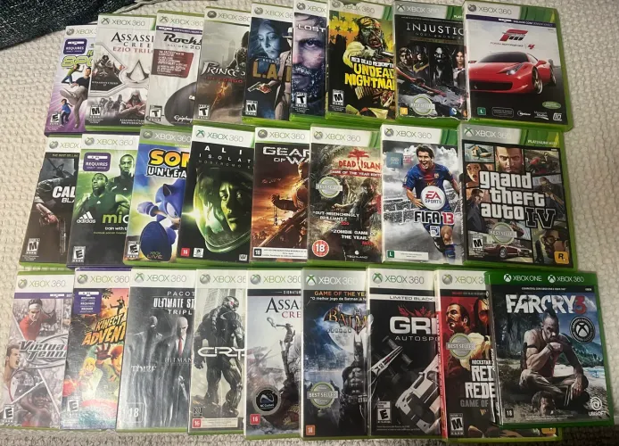 Jogos Xbox 360 originais - vários títulos 