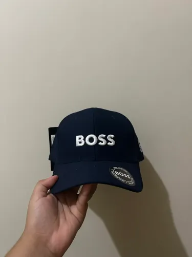 Boné azul boss