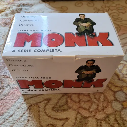 Box DVD Seriado Completo Monk Dublado em Português - Raridade
