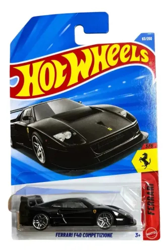Hot Wheels Ferrari F40 Competizione 2026 Preta
