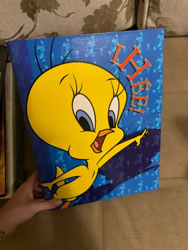 Fichário antigo Grafons Cards Looney Tunes