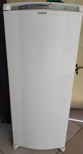 Frost free cônsul facilite 300 litros toda limpinha e higienizada gelando muito só usar..
