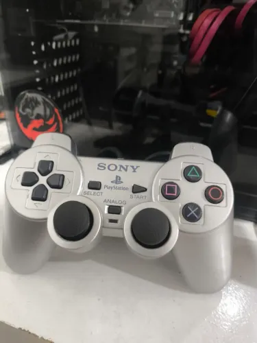 Controle Playstation 2 Versão Prata 100%