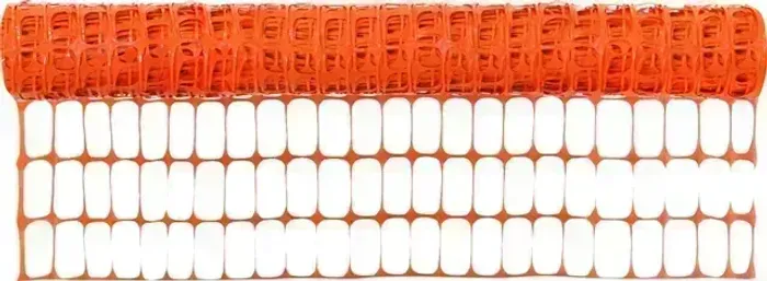 Tela tapume sinalização 1,20 m x 50 m, FIT, laranja, Plastcor