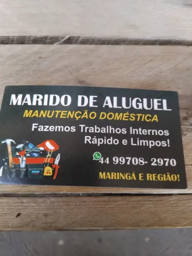 MARIDO DE ALUGUEL. MANUTENCAO