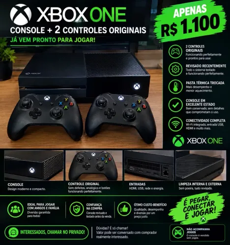 Vende-se Xbox one