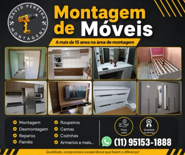 MONTADOR DE MÓVEIS PROFISSIONAL | CARAPICUIBA E REGIÃO