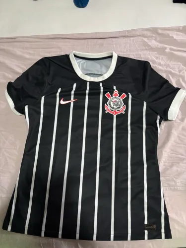 Camisa Corinthians II tamanho GG mas tem forma menor e veste G original