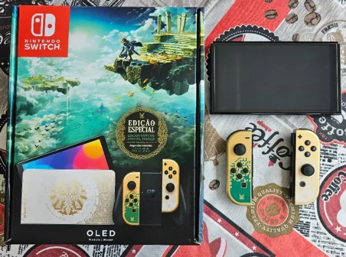 Nintendo Switch Oled - Zelda Tears of the Kingdom - Nacional