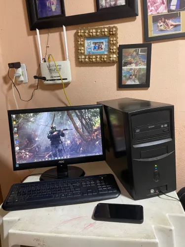 Computador Completo Intel | 4GB RAM | SSD 256GB + Monitor AOC 18.5" LED