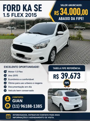 Ford KA 1.5 16V Flex 5P 2015