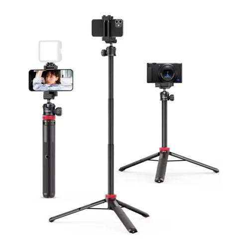 2 tripés Ulanzi MT-79 + adaptador para celular