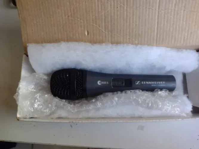 microfone Sennheiser E-835-S - original - dinâmico pouco uso - profissional