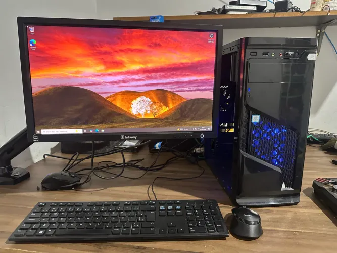 Computador gamer i5 oitava geração 16 gb ddr4 completo loja com garantia ssd