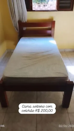 Cama Solteiro com colchão 