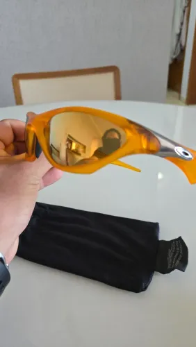 OAKLEY SCAR 2001 BUTTERSCHOT 24K GOLD IRIDIUM 
