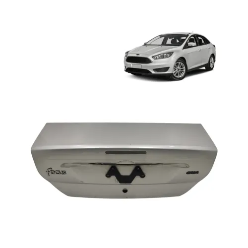 Tampa Traseira Ford Focus 2002 a 2006 Prata Com Furo Miolo Original (Peça:1)