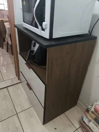 Suporte forno e microondas sem pés