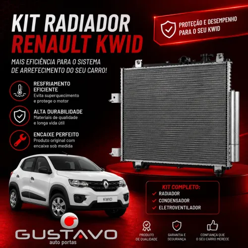 KIT RADIADOR KWID COMPLETO 