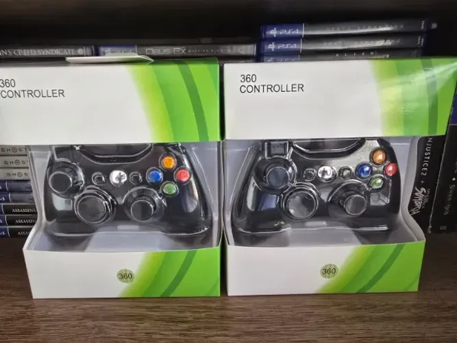 Controle Novo Com Fio para Xbox 360 e PC
