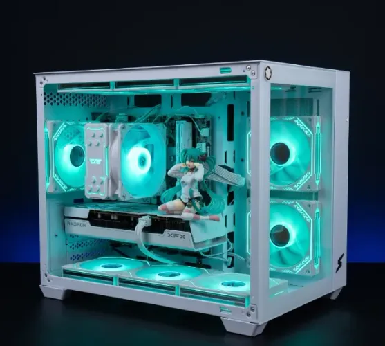 PC Gamer AM5 Ryzen 5 9600x + RX 7600 White DDR5