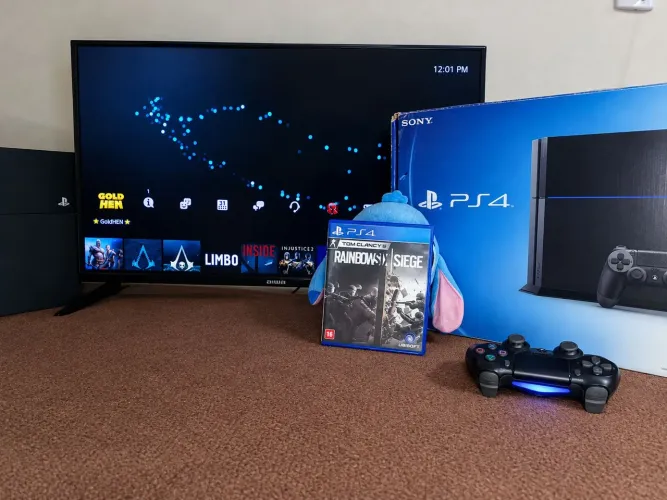 Ps4 Fat Desbloqueado Com Controle, Jogos é Caixa original