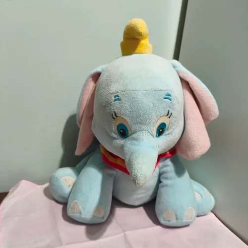 Pelúcia Dumbo a corda (não funciona) cerca de 25 cm 