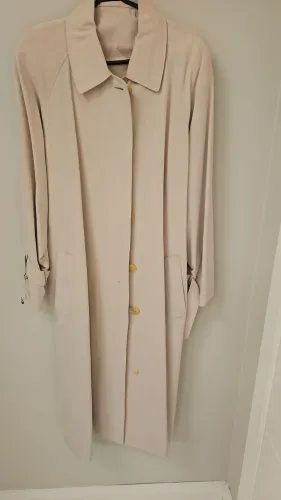 Casaco longo importado para frio e chuva G rosa claro