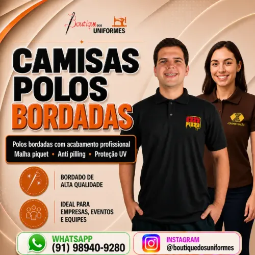 Camisa Polo Bordada