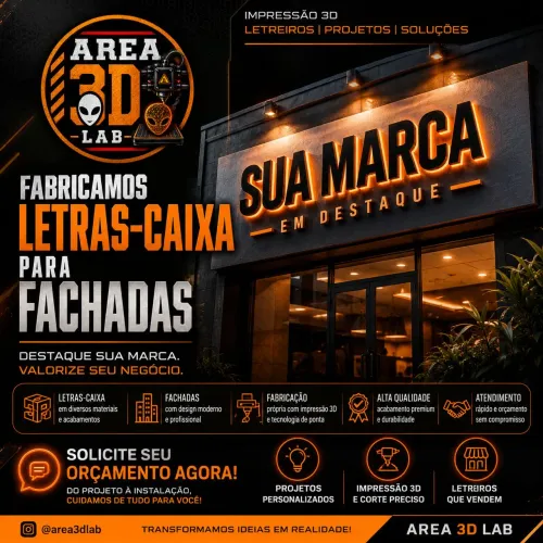 FABRICAMOS LETRAS-CAIXA PERSONALIZADAS