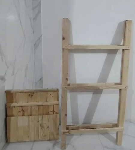 Estante de pallet dobrável