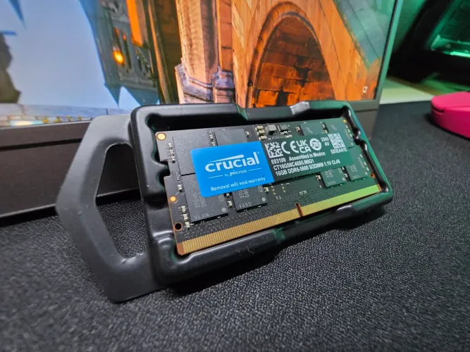 MEMORIA RAM DDR5 16GB 5600HZ - CRUCIAL - NOVA - PARA NOTEBOOK