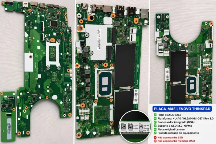 **Placa-mãe Lenovo ThinkPad L14/L15 Original** ?