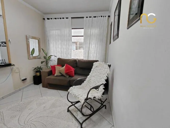 Apartamento com 2 dormitórios à venda, 59 m² por R$ 375.000,00 - Canto do Forte - Praia Gr