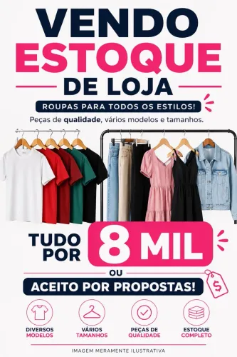 Estoque de roupas