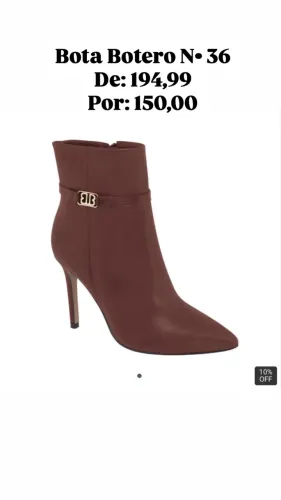 Bota Botero Marrom N? 36