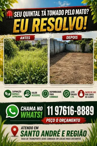 Limpeza de quintal