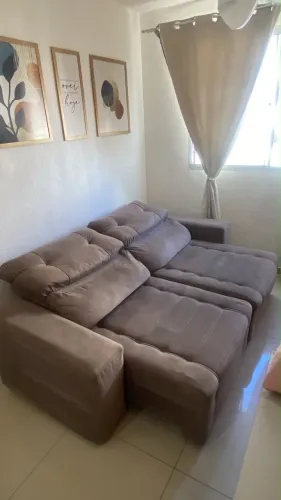 Sofá retrátil 4 lugares