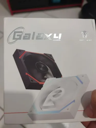 Fan ARGB na cor preta para computador