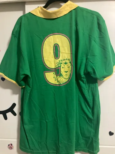 Camisa Retrô Camarões - Leões Indomáveis - Tamanho G - Casual